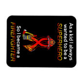 SUPERHERO...Feuerwehrmann Magnet (Horizontal)