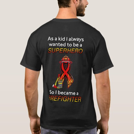 SUPERHERO...Feuerwehrmann T-Shirt (Rückseite)