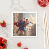 Superhero Flying Serviette (Beispiel)