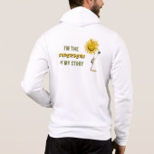 Superhero Full Zip Hoodie von Poet Adiela Akoo (Rückseite)
