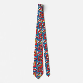 Superhero, Gamer, Comic Book Theme Tie Krawatte