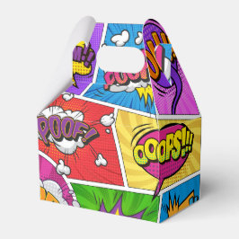 Superhero Gamer Comic Buchdesign FAVOR BOX Geschenkschachtel