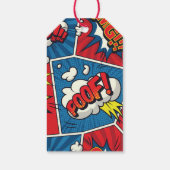 Superhero/Gamer-Party-Geschenketiketten Geschenkanhänger (Rückseite)