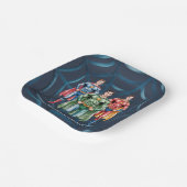 Superhero Geburtstagsparty für Jungen Pappteller (Gewinkelt)