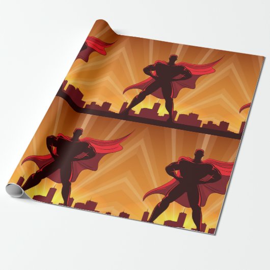 Superhero Geschenkpapier (Ungerollt)