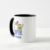 Superhero Girl 3. Geburtstag - Hemden und Geschenk Tasse (Vorderseite Links)
