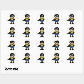 Superhero Girl Sticker (Blatt)