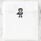 Superhero Girl Sticker (Tasche)