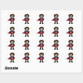 Superhero Girl Sticker (Blatt)