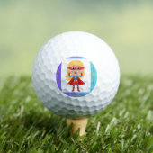 Superhero Girl Value Golf Ball (Insitu T-Shirt)