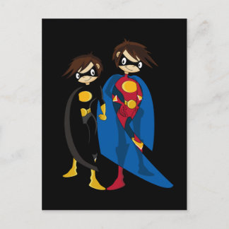 Superhero Girls Postcard Postkarte