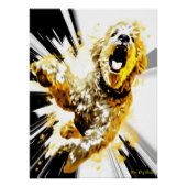 Superhero Goldendoodle Dog 01 - Ignacio Richter Poster (Vorderseite)