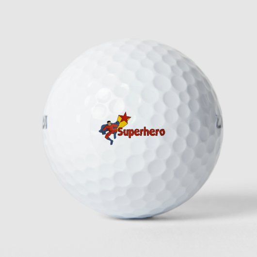 Superhero Golfball (Vorderseite)
