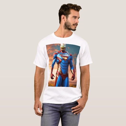 Superhero-Hemd T-Shirt (Vorne ganz)