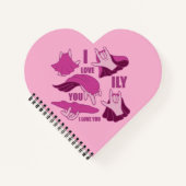 Superhero ILY - ASL Design Notizblock (Vorderseite)