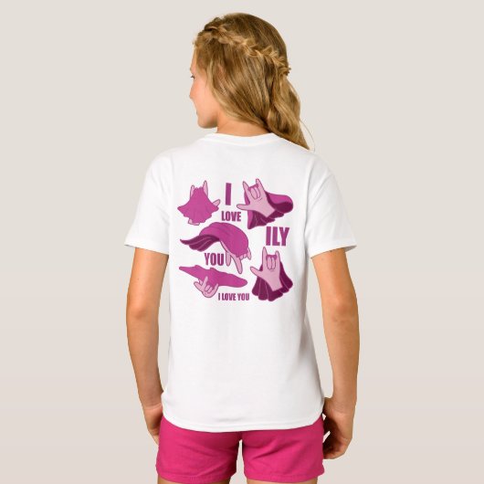 Superhero ILY - ASL Design T-Shirt (Schwarz voll)