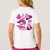 Superhero ILY - ASL Design T-Shirt (Rückseite)