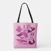 Superhero ILY - ASL Design Tasche (Rückseite)