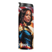 Superhero Joe Biden und Kamala Harris Thermosbecher (Nach rechts gedreht)