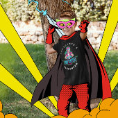 Superhero Junge Grün und rosa Maske Avatar Birthda T-Shirt