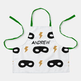 SUPERHERO Jungs NAME Comic Backen Schürze