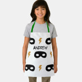 SUPERHERO Jungs NAME Comic Backen Schürze (Insitu)