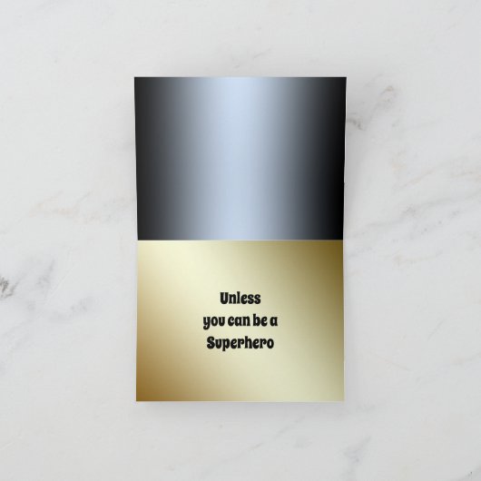 Superhero Karte (Innenseite)