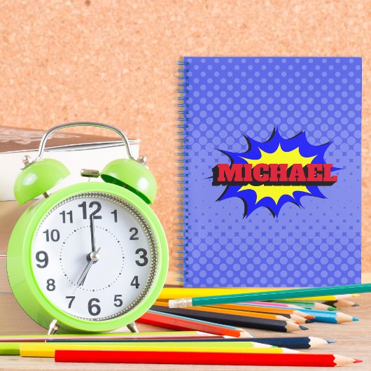 Superhero Kids Comic Buch Personalisierter Name