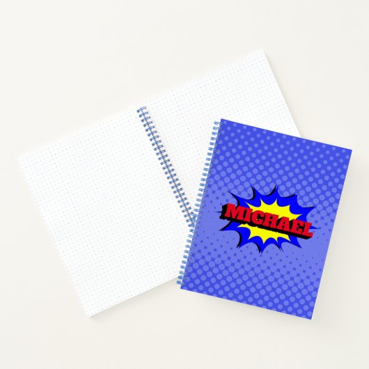 Superhero Kids Comic Buch Personalisierter Name (Innenseite)