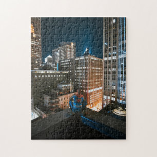 Superhero Landschaftlich Puzzles City Art Hard Jig