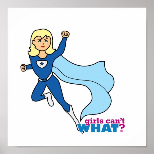 Superhero - Licht/Blonde Poster (Vorne)