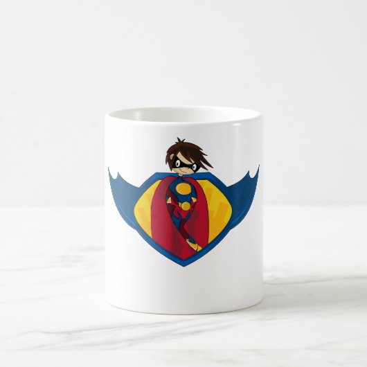 Superhero-Logo-Kaffee-Tasse Kaffeetasse (Mittel)