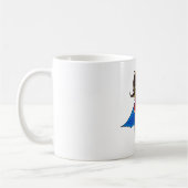 Superhero-Mädchen-Kaffee-Tasse Kaffeetasse (Links)