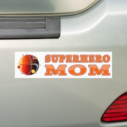Superhero-Mama Autoaufkleber (Auf Auto)