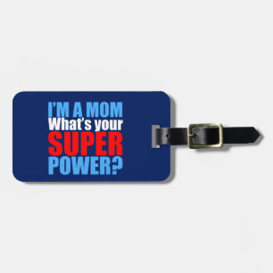 Superhero-Mama Gepäckanhänger