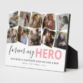 Superhero Mama Keepake FotoCollage Fotoplatte (Seite)