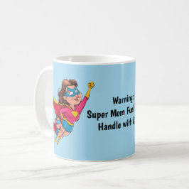 Superhero Mama Personalisiert Kaffeetasse