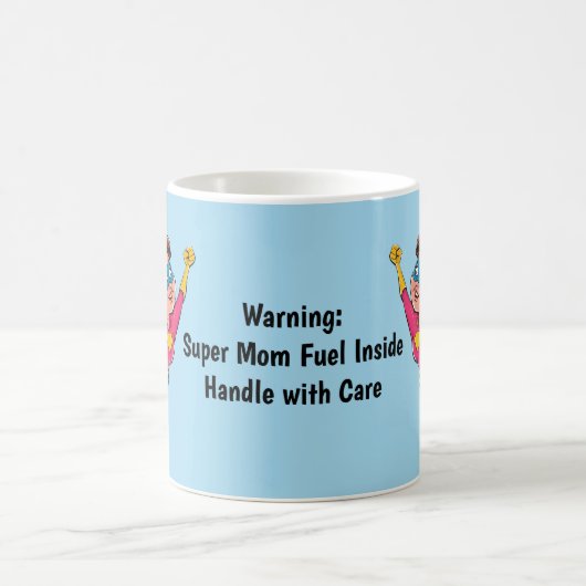 Superhero Mama Personalisiert Kaffeetasse (Mittel)