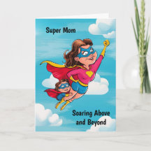 Superhero Mama Personalisiert