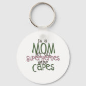 Superhero Mama Schlüsselanhänger (Vorderseite)