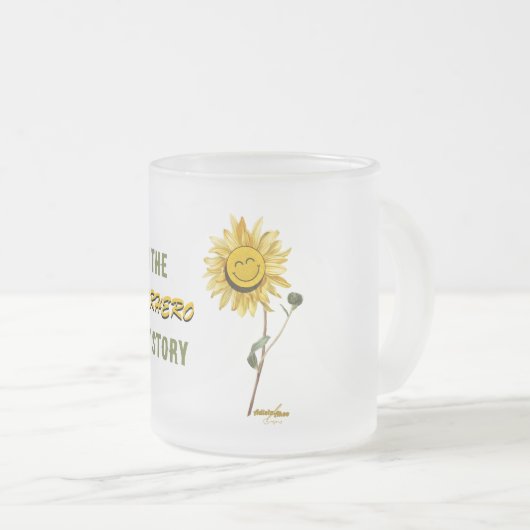 Superhero Mattiert Glass Tasse von Poet Adiela Ako (VorderseiteRechts)