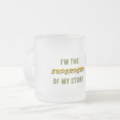 Superhero Mattiert Glass Tasse von Poet Adiela Ako (Vorderseite Links)
