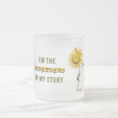 Superhero Mattiert Glass Tasse von Poet Adiela Ako (Mittel)