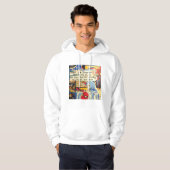 Superhero Men's Hooded Sweatshirt (Vorne ganz)