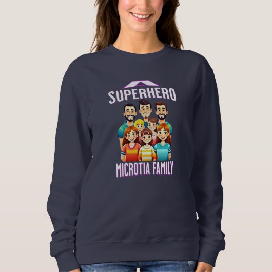Superhero Microtia Sweatshirt (Vorderseite)