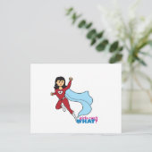 Superhero - Mittel Postkarte (Stehend Vorderseite)