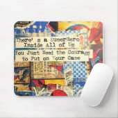 Superhero Mouse Pad Mousepad (Mit Mouse)