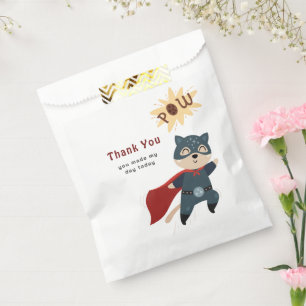 Superhero Niedlicher Tiere Kindergeburtstag Geschenktütchen