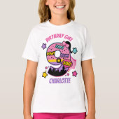 Superhero Nineth Birthday Girl 9th Super Girl T-Shirt (Vorderseite)