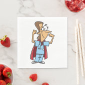 Superhero Nurse Napkins Serviette